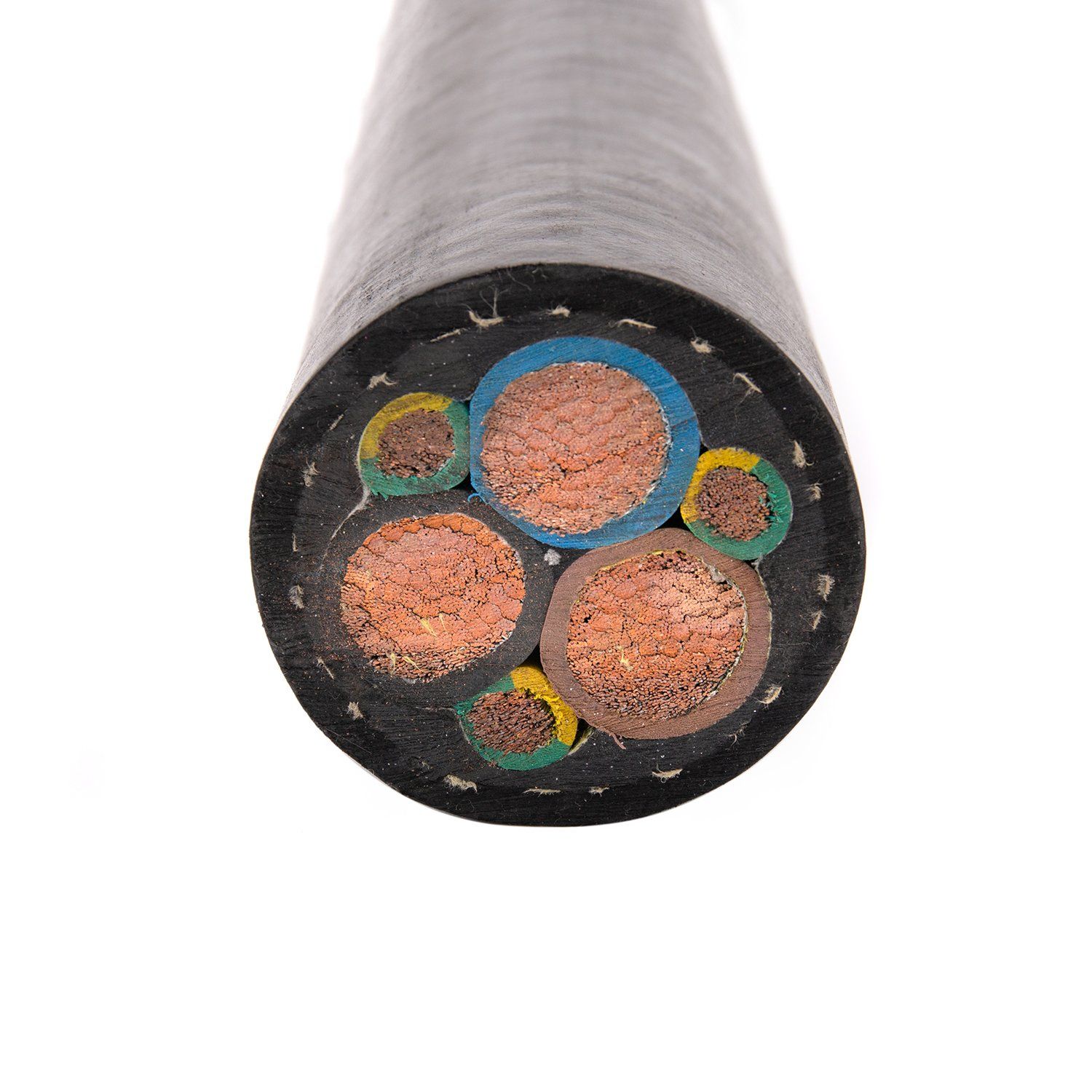 Type241.1kv Rubber Mining 3 Core 35mm2 Power Trailing Cable