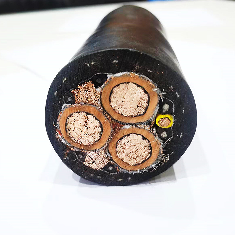 UL 1650 Icea S 75 381 Golden Mining Cable Reeling Cable 5kv 8kv 3 C 2/0AWG 4/0AWG Flexible Copper Conductor with Ground and Reinforced Jacket Cable