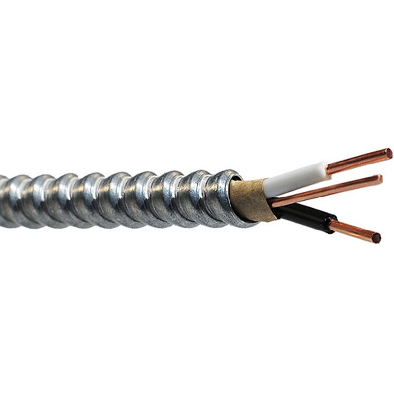 UL 600V 14/2 12/2 Solid Copper Bx/AC90 Armored Cable