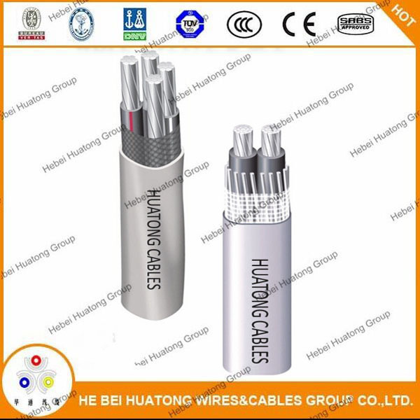 Cable de Entrada de Servicio Aluminio Cobre Tipo Se, Estilo R/U Ser 854 2/0 2/0 2/0 1