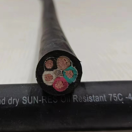 UL Certificate 2kv Stranded EPDM/CPE Jacket 3/C 4AWG 4/C 350mcm Type W Cable for Mining, Robot, Ai Machine Usage