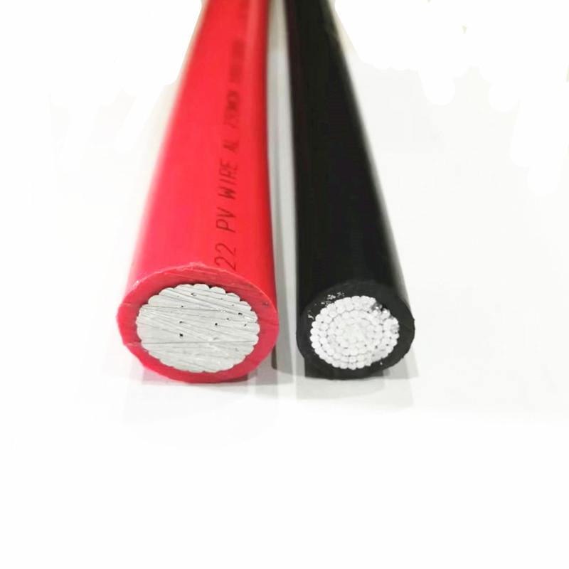 UL Copper or Aluminium Xlp 90c 600 Volts 2AWG PV Cable Wire