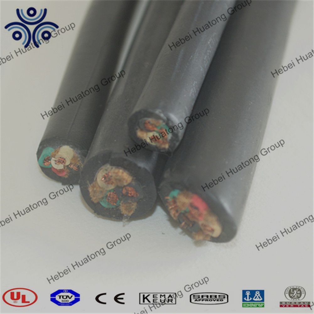 UL Listed 600V 3 Cores 18 AWG Soow Portable Cord Made in China Cable