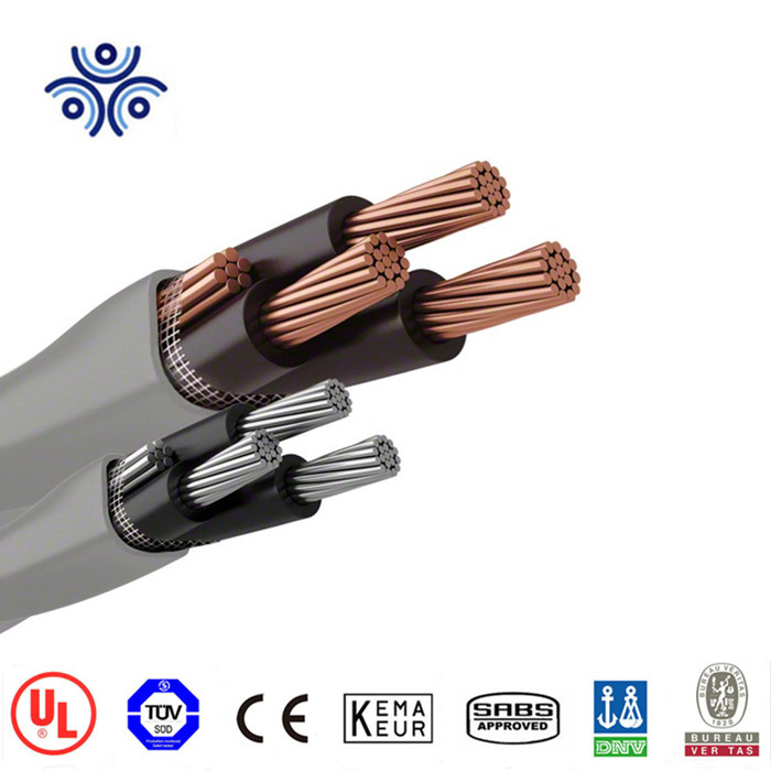 Cable de Servicio Subterráneo Aislado XLPE de AWG Listado UL 854 2c 6-6 Use-2