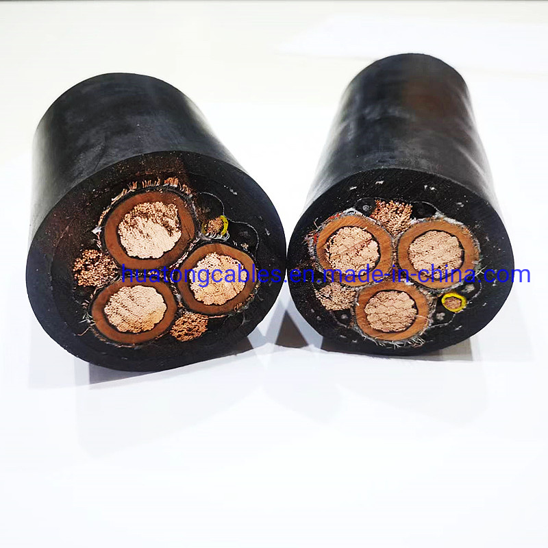 UL and Msha Listed Type G Gc 3 Conductor Epr/CPE Mine Power Feeder Cable Flame Retardant Oil Resistance Weather Resistance 25 Kv Mining Cable