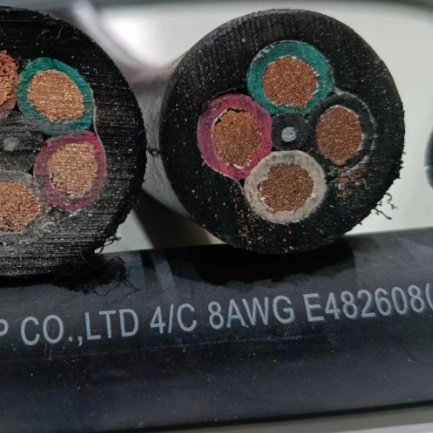 UL and cUL Listed Msha Approved RoHS Compliant Type W Flexible Rubber Mining Portable Power Cable 2000V