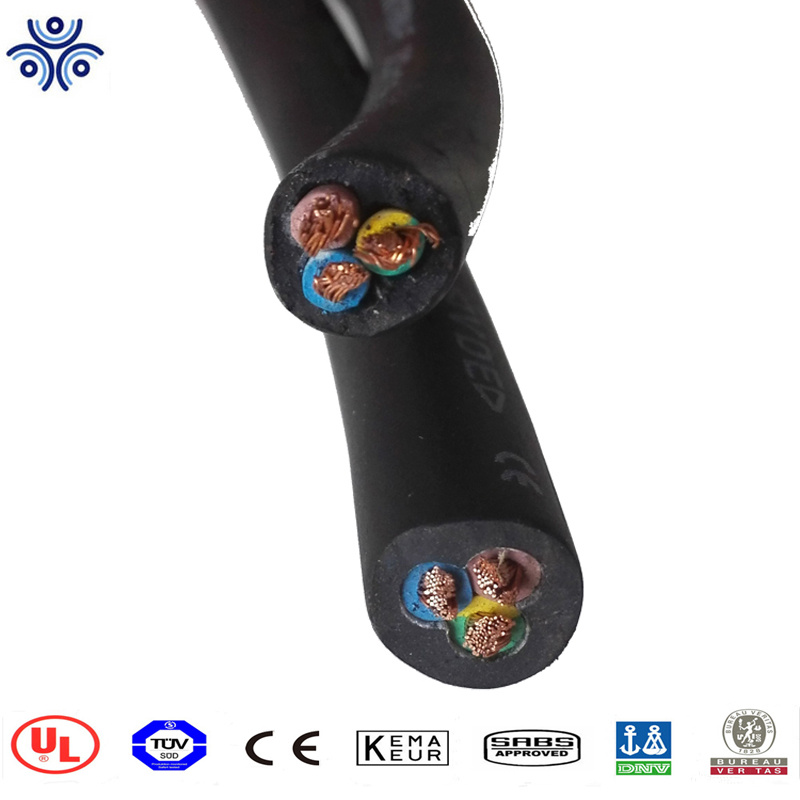 UL62 Certificación Epr Aislamiento y CPE Cubierta Soow Sjoow Sjo Sj Sjw Sjow Sow Cable de Baja Tensión