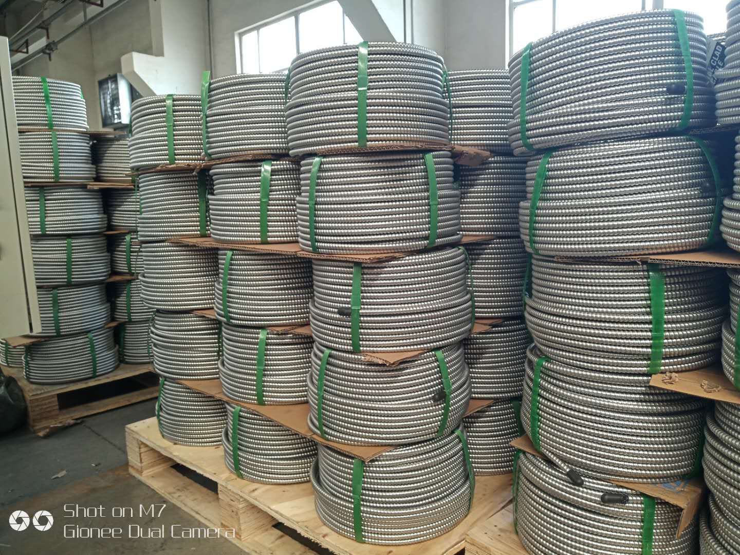 USA Standard Construction Electric Cable Mc Bx Wire 12/3 and 14/3 Thhn Solid Cu White Black Green Hotel Home Office Bathroom