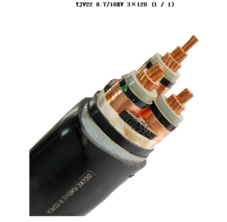 Aislamiento XLPE Conductor de Cobre Cubierta de PVC 120mm2 Armado 0.6/1kv Cable de Potencia