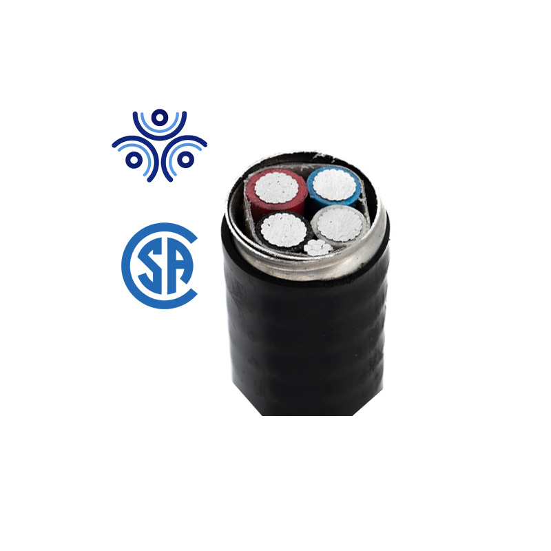 cUL CSA Aluminum Electric Power Building Use Armoured Cable Acwu90 Teck90 600V 1000V