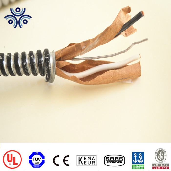 cUL Listed C-S-a Standard 12/2 AC90 14/2 AC90 14/3 AC90 Aluminum Armour Cable