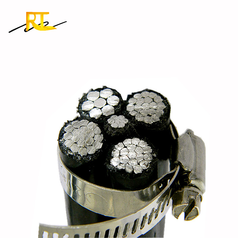 0.6/1kv Low Voltage Medium Voltage Spacer Overhead Insulated Line Aluminum Cable Aerial Bundle Cable ABC Cable