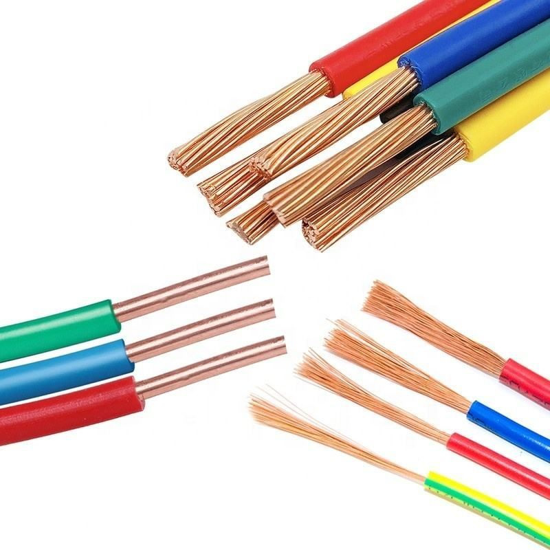 1.5mm 2.5mm 4mm 6mm 10mm Single Core Copper PVC House Wiring Electrical Cable and Wire Price