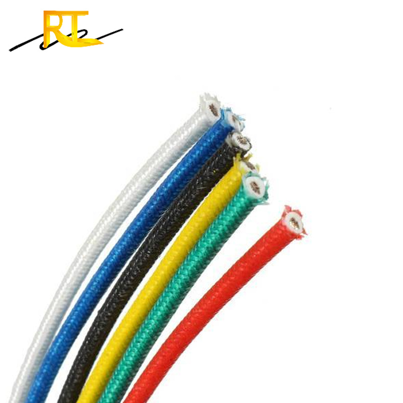 2 4 6 7 8 10 12 13 14 16 18 20 22 24AWG High Temperature Heater Resistant Stranded Copper Rubber Coated Silicone Cable Wire