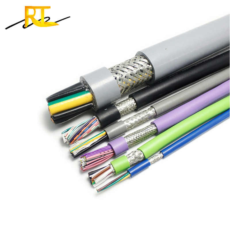 350V 500V Class 5 Flexible Stranded Copper PVC Insulated Braided Shielding Liycy Cable Wire