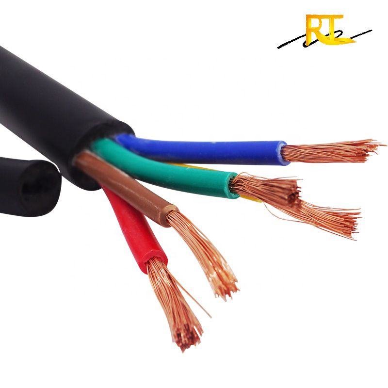 3G 1.5mm2 5g 2.5mm PVC Extension Rubber Insulation Electrical Wire Power Cable