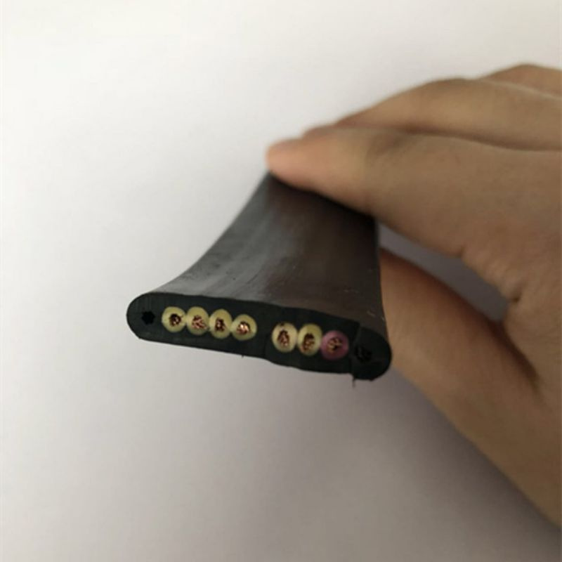 450/750V, 300V/500V Flexible 1.5-800mm2 China Flat Rubber Cable 35mm2 Submersible Pump