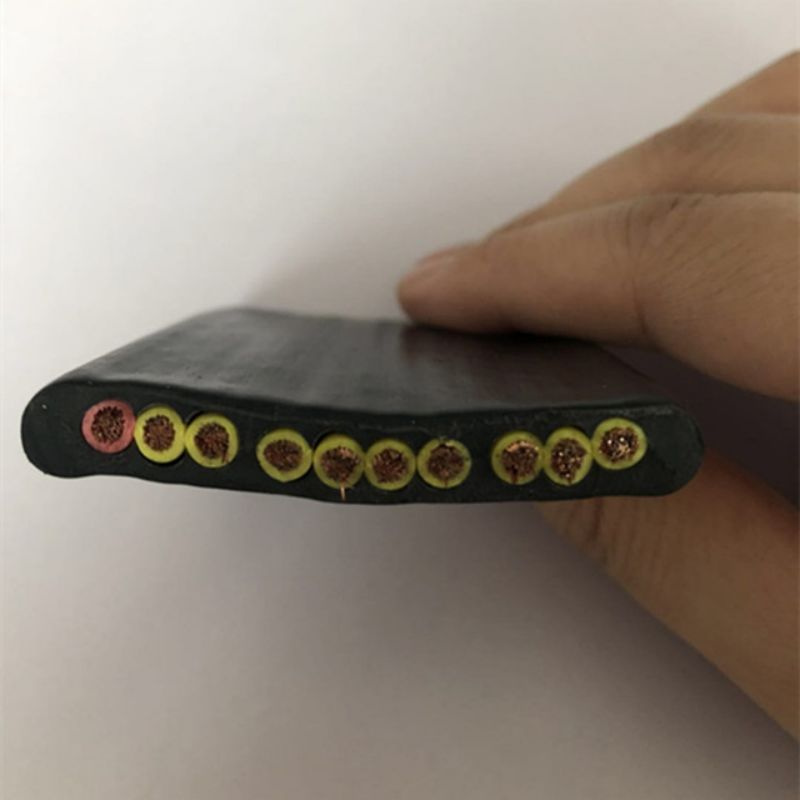 600/1000V Waterproof Submersible Pump Flat Rubber Cable
