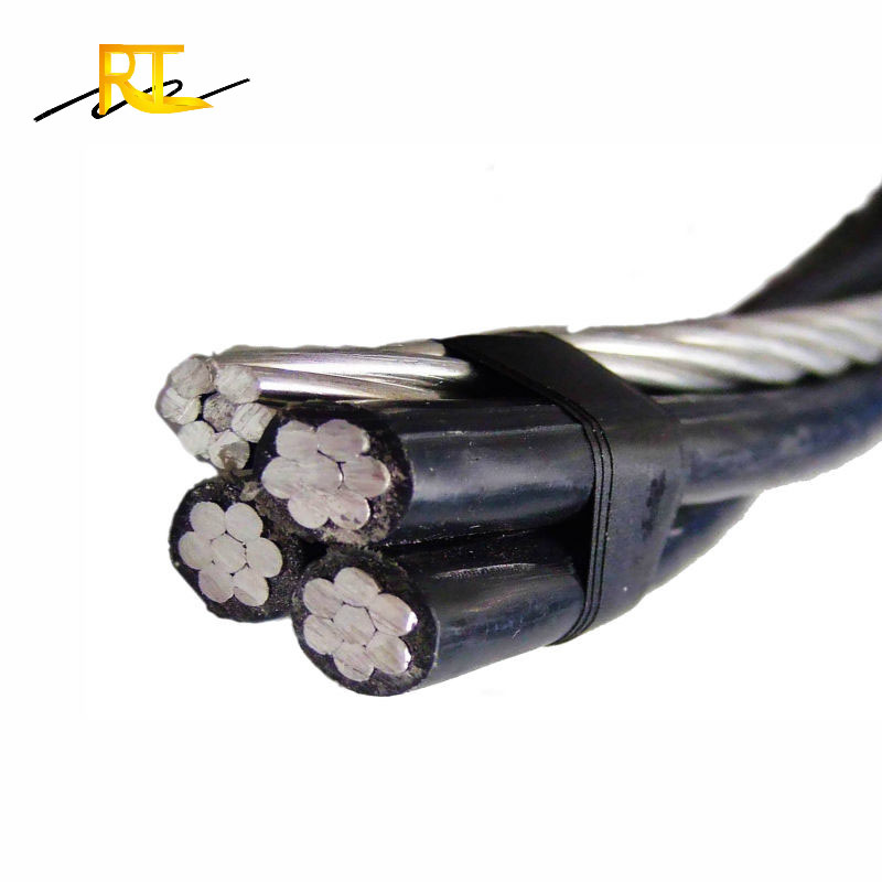 600V XLPE Insulation 4X25 4X50 4X70+54.6 ABC Cable Use for Oveahead Cable