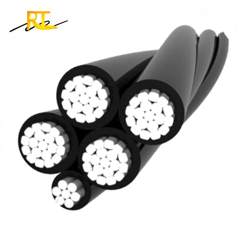 ABC XLPE/PE/PVC Insulated Aerial Bundled Electrical Cable AWG 4/0
