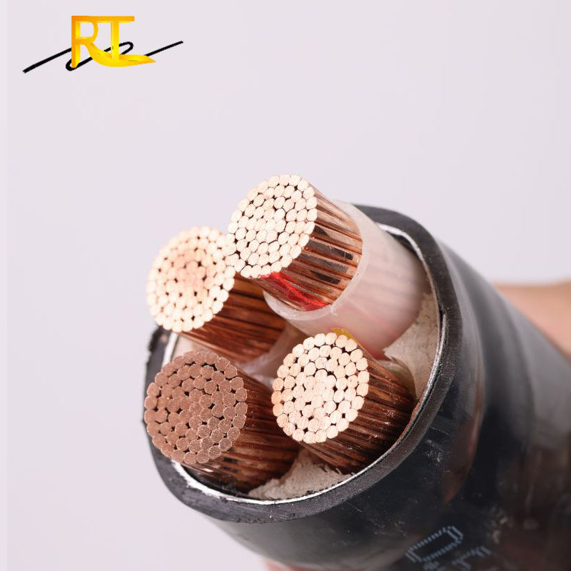 CE Certification 4 Core 10 mm2 16mm2 25mm2 Copper or Aluminum Low Voltage Armored Power