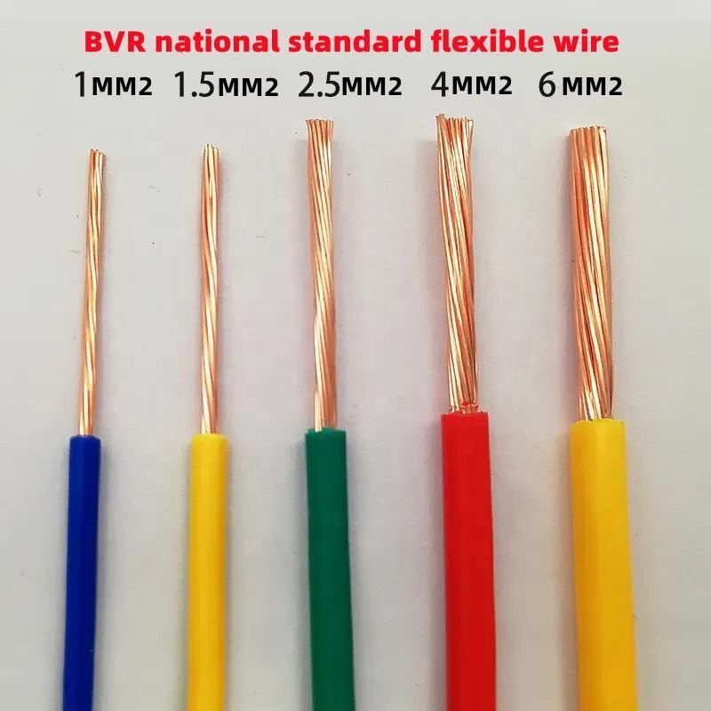 Cheap Price 1mm 1.5mm 2.5mm 4mm 6mm 10mm 300/500V Multi Core Copper Electric Wires Cables Electrical Cable Wire Price