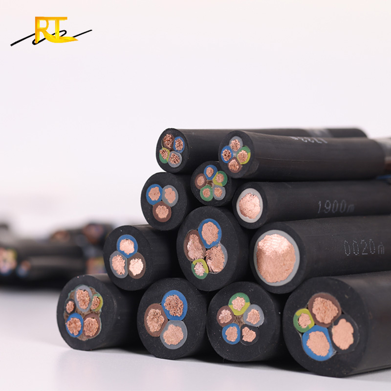 Copper Core Rubber Insulated Rubber Sheathed Flexible Power Cable