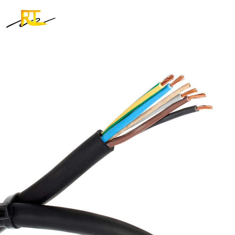 Customized Rubber 6mm 8mm 10mm Electrical Wire H07rn-F Flexible Cable Flexible Stranded Cable