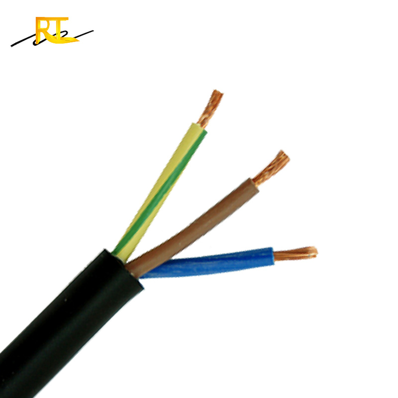 Electra Cables Soft Conductor Electric Cable H07rn-F 3 Cores Electric Cable 2.5mm2 Rubber Wire Cable