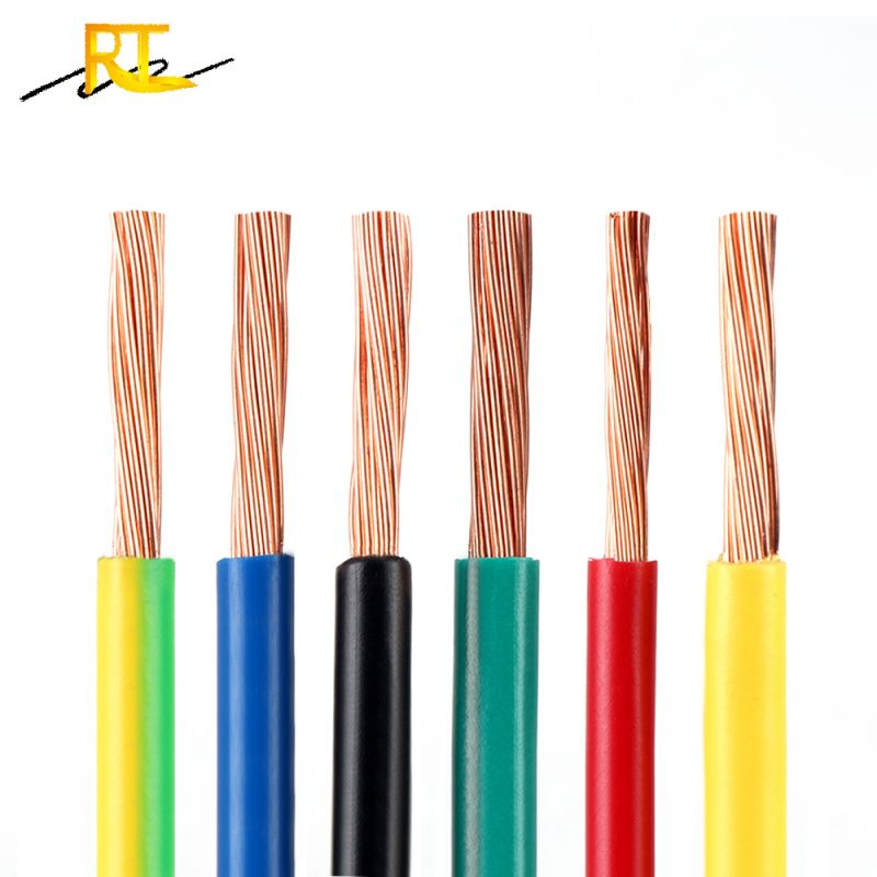 Electric Cable 1.5mm 2.5mm 4mm 6mm Price Single Core Solid Copper PVC House Wiring Electric Wire Electricity Electrical Cable