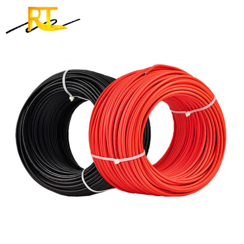 Factory Direct TUV Approved Tinned Copper Conductor 10mm 6mm 4mm PV Solar Cable