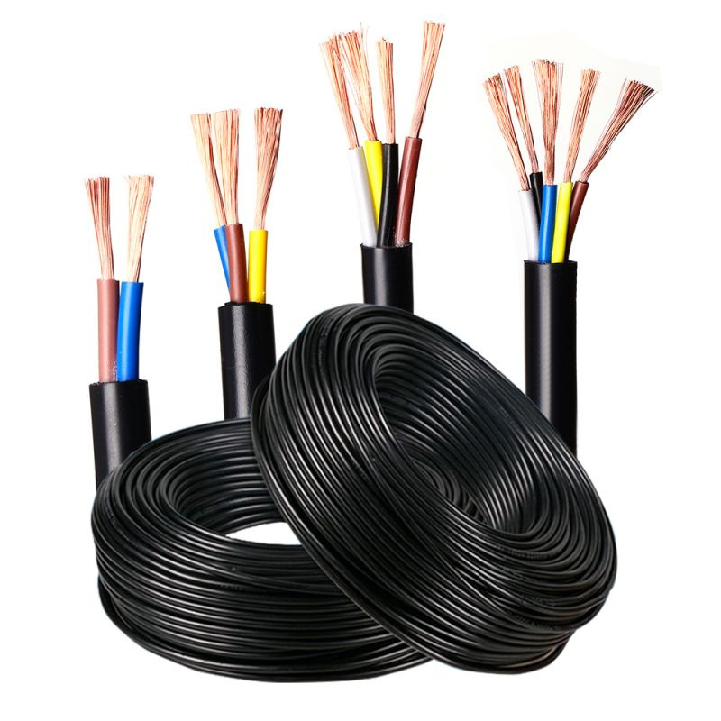 Flexible Cable 2core 3core 4core 5core Flexible Cable 1.5 mm 2.5 mm 4mm Wire 3G 2.5 3G1.5