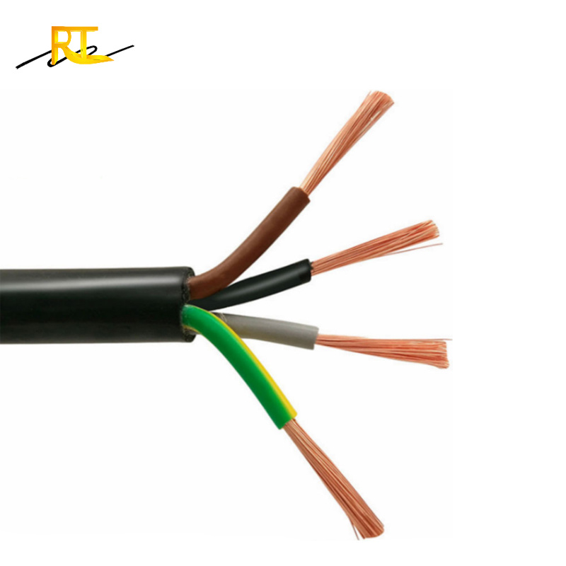 Flexible Flat 4 Core Electrical Cable 2.5mm for House Wiring