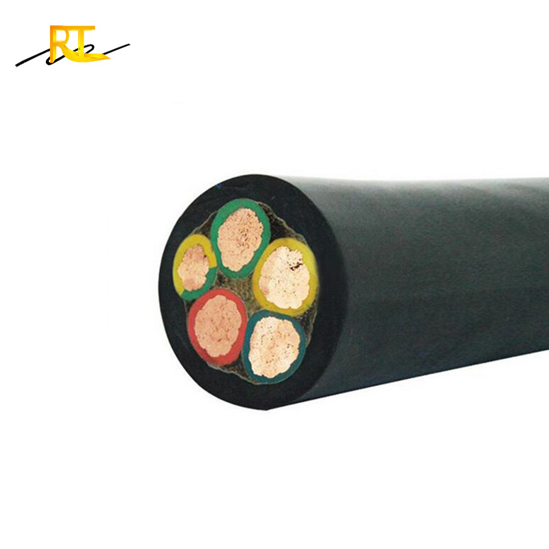 H07rn-F 3X1.5 3X2.5 3X3.5mm2 Flexible Rubber Cable Special Cable Mining Cable Trailing Cable
