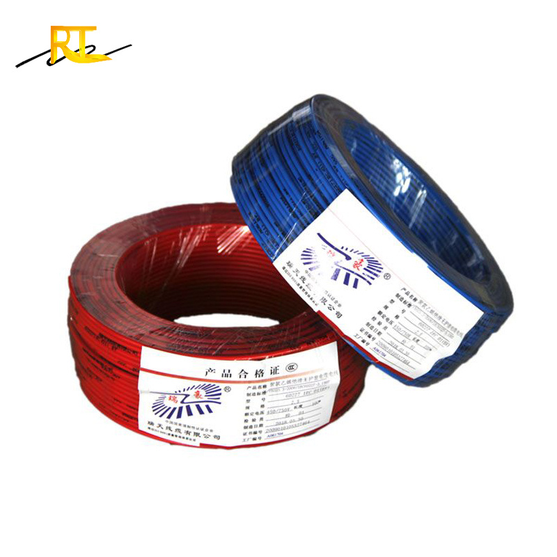 Household 0.75 mm2 1.5mm2 2.5mm2 4mm2 6mm2 10mm2 Electrical Power Cable