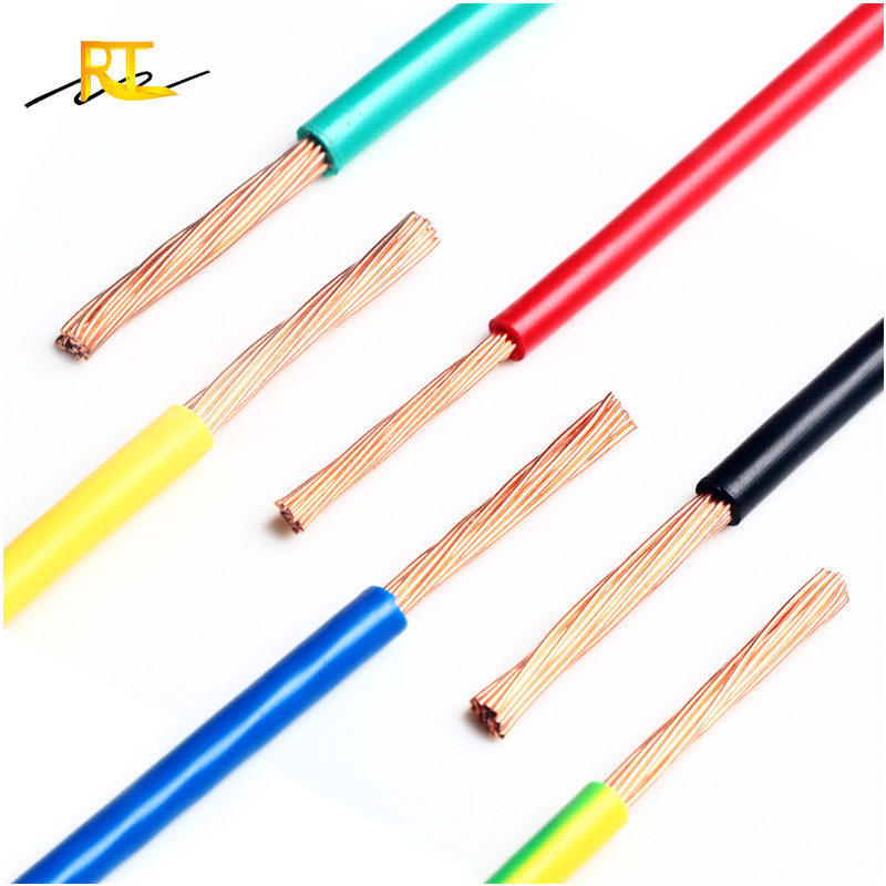 IEC Standard 2.5mm 6 mm 16mm Lighting PVC Cu Single Electric Wire