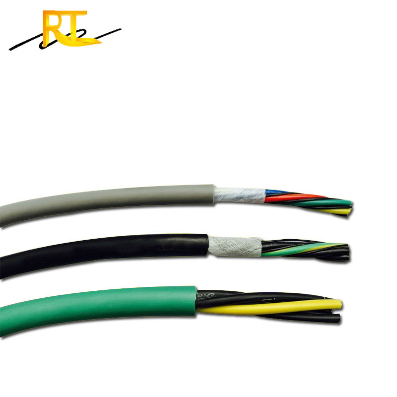 Insulated Control Cable Multi Core Braid Shielding Flexible Drag Chain Power Cable
