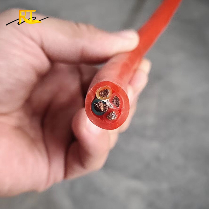 Low Halogen Rubber Sheathed Flexible Cable 1.9 / 3.3 Kv CE Kema Certification