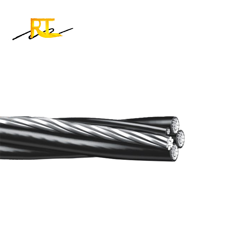 Low Voltage Twisted-Pair 4 Core XLPE Insulated Aluminum LV-ABC 4X50 Cable