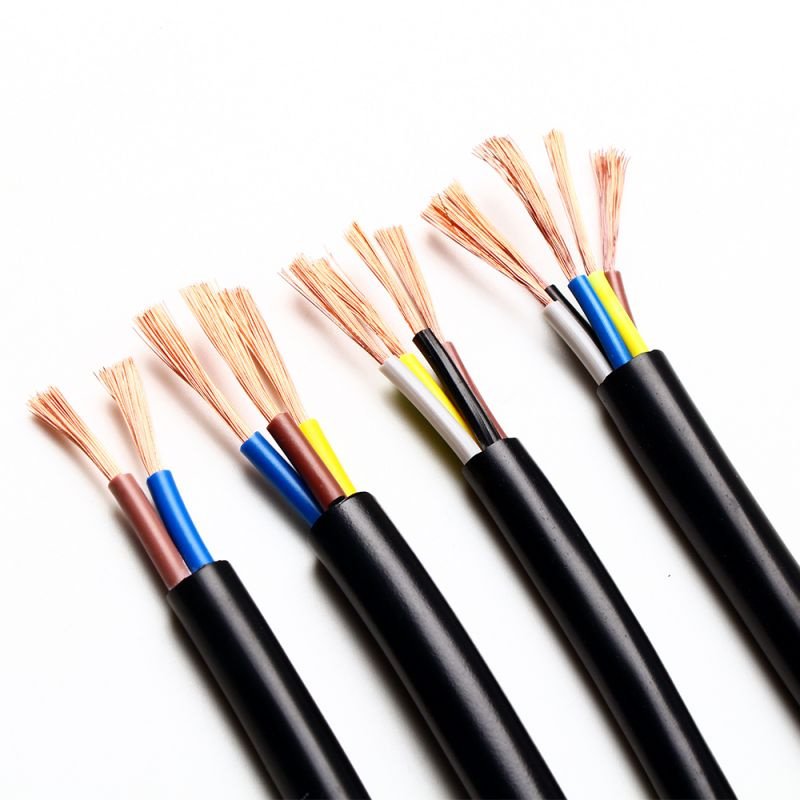 Online Retail Store Electric Cable Sizes Picture Chinese Supplier Rvv 3X10 Copper Wire 2 Core 3 Core Flexible Cable Wire