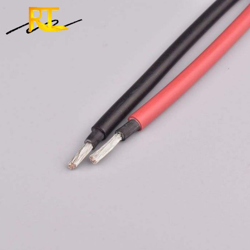 PV1-F 1X4 mm2 DC PV Cable TUV Certified Solar Cable for Photovoltaic Power Supply Systems