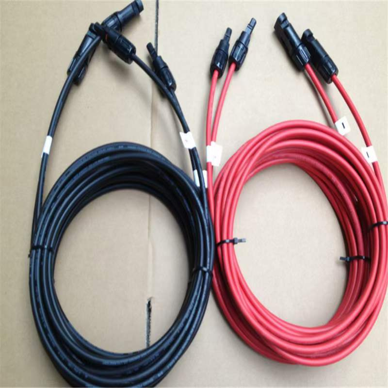 PVC Insulated Copper Wire Electric Wire PV Solar Cable 6mm 4mm 10mm Solar Cable for Solar Energy System