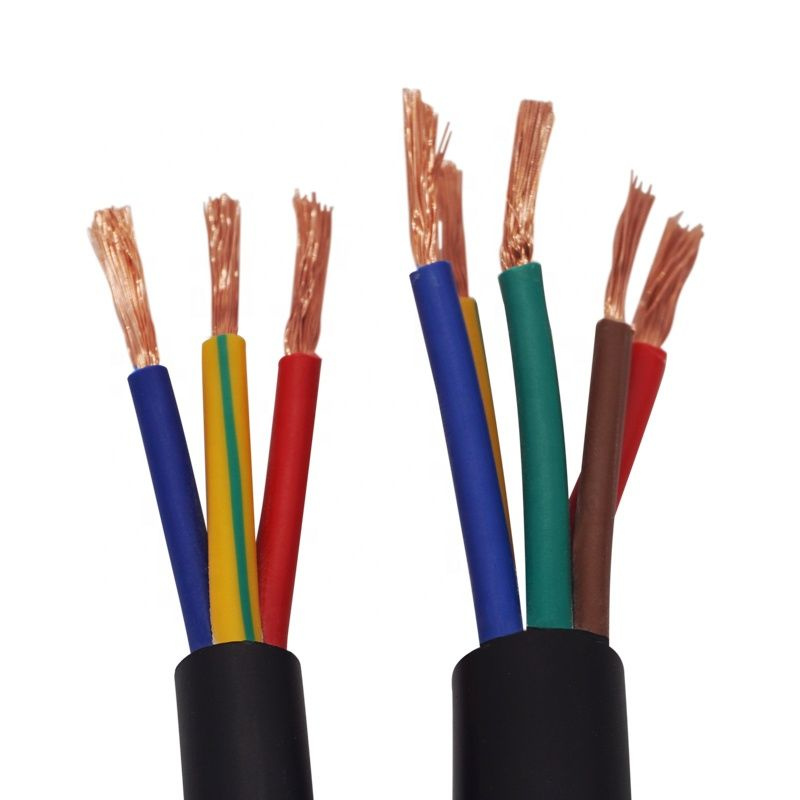 PVC Insulated Electric Wire Multi Core Conductor Cable with PVC Coated