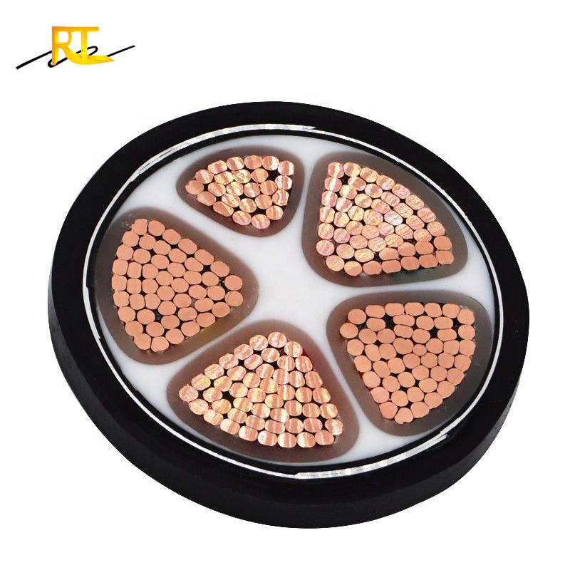 PVC XLPE Insulation Copper Conductors 0.6/1kv Yjv Cable Electric Power Cable