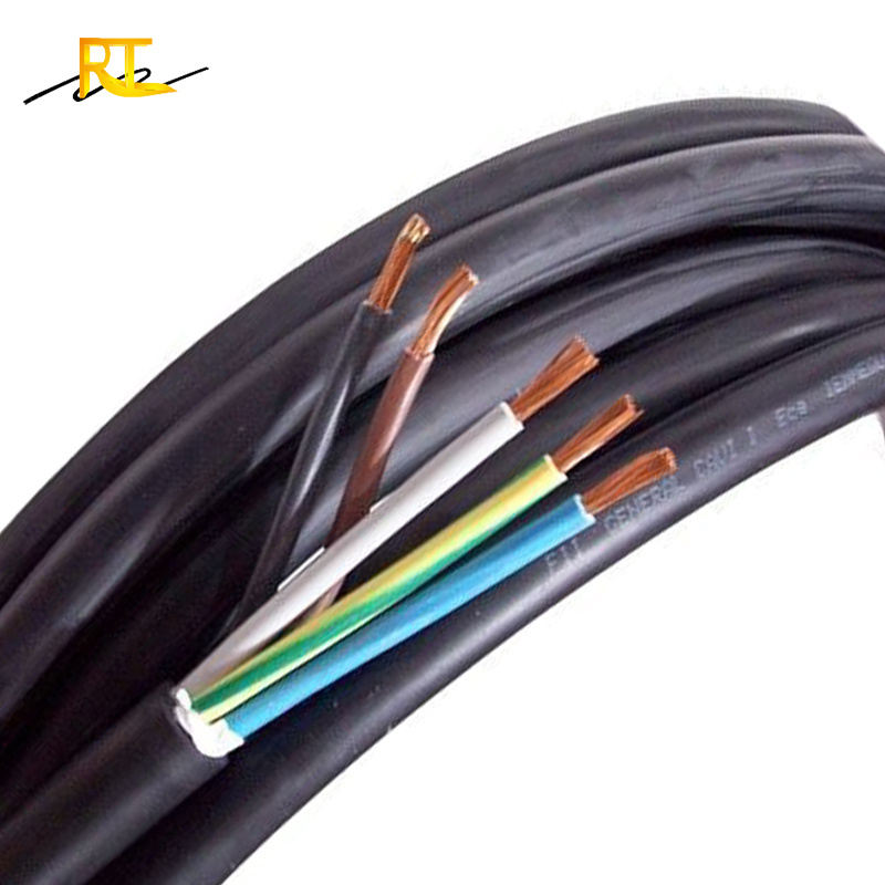 Rubber Insulated Flexible Copper Welding Battery H05rn-F H07rn-F Rubber Cable