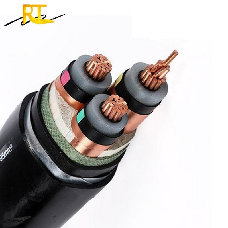 Ruitian Cable 33kv PVC/XLPE/PE Insulated PVC Sheatd Aluminum Copper Under Armoured Medium Voltage Power Cable