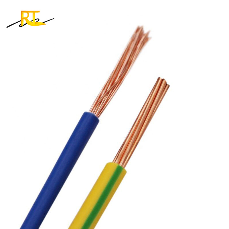 Single Copper Core Electrical Cable 1.5 2.5 4 6 10sqmm PVC Wire