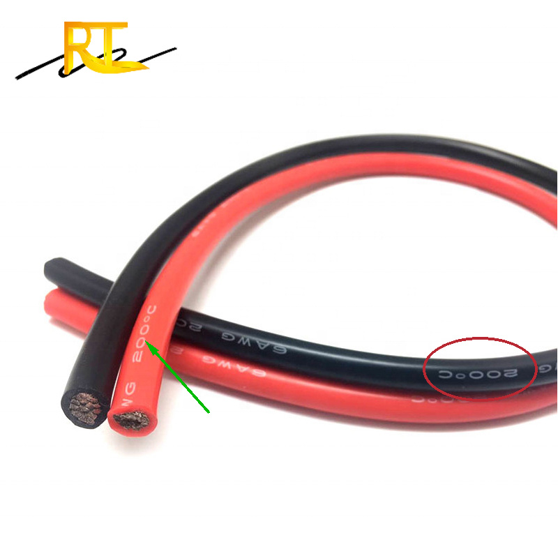 Soft Silicone Rubber Insulation High Temperature Cable