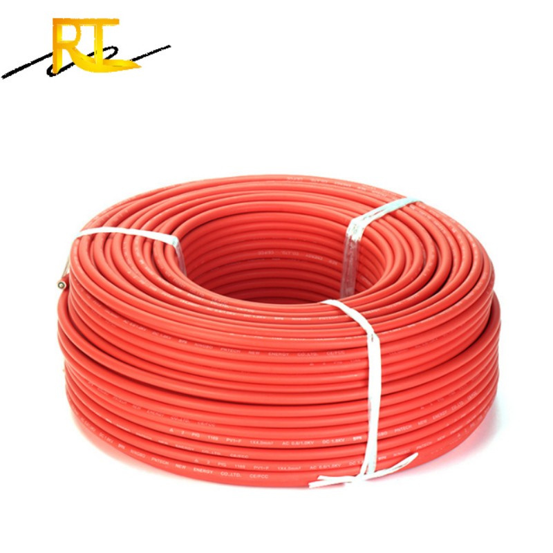 TUV Approval Solar Cable 2.5mm 4mm 6mm 10mm Tinned Copper DC Solar PV Cable