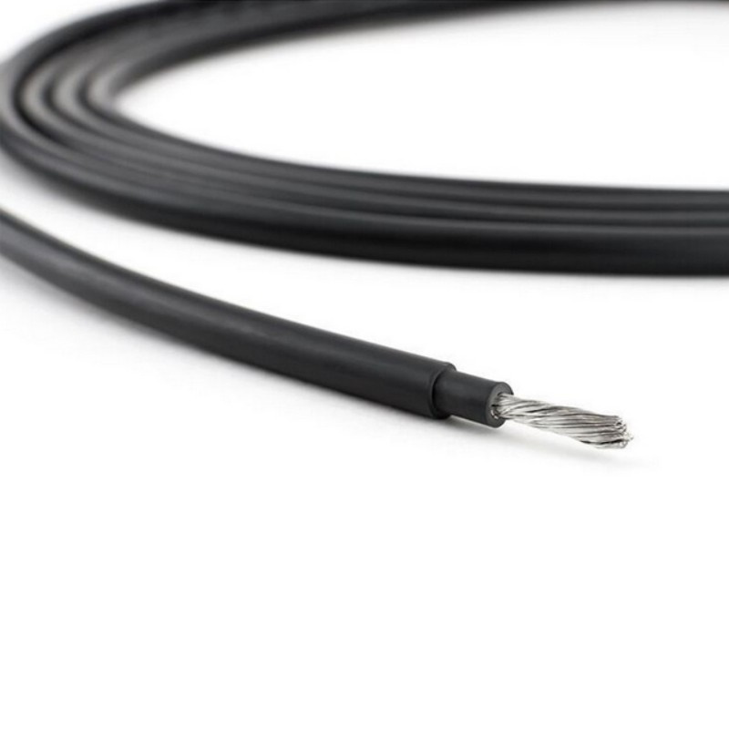 Two Coresolar System Photovoltaic Flexible Copper PV Solar Panel Electrical Wire 2.5mm2 4mm2 6mm2 10mm2 DC Electric Solar Fiber Optic Cable